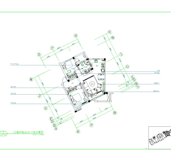 大连样板间施工图附实景照片，户型图，cad图下载