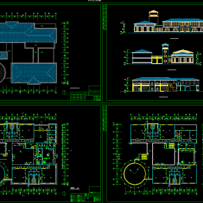 幼儿园全套CAD施工图，幼儿园建筑设计图纸下载