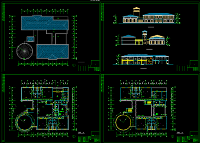 幼儿园全套CAD施工图，幼儿园建筑设计图纸下载