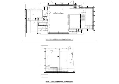 一层墙体尺寸图