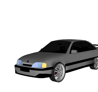 现代汽车免费su模型，现代汽车sketchup模型下载