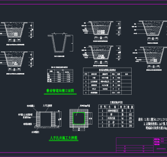 室外管网样图CAD图块，机房弱电CAD施工图纸下载