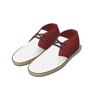 现代运动鞋草图大师模型,服装店衣架su模型下载