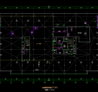 甘肃某三甲医院住院部新建综合楼电气施工图，综合楼电气CAD施工图纸下载