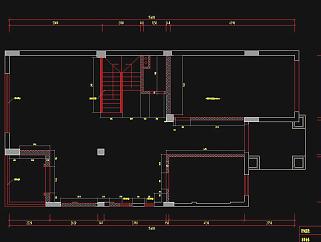 五层别墅施工图CAD图纸，别墅CAD设计图纸下载
