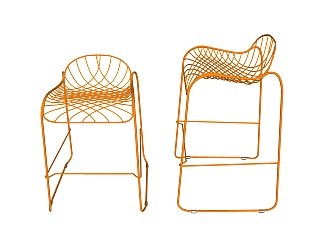 现代<em>实木吧椅</em>草图大师模型，固定吧椅su下载