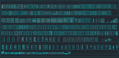 门CAD图集，门CAD施工图纸下载