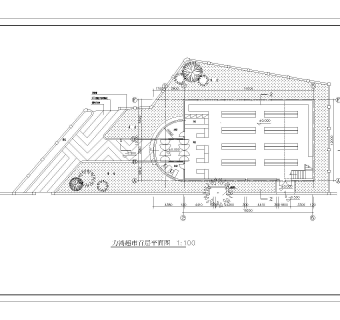 超市建筑平立面cad图纸下载,购物中心dwg文件分享