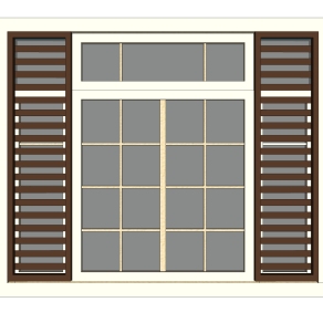欧式窗草图大师模型,欧式窗SU模型下载