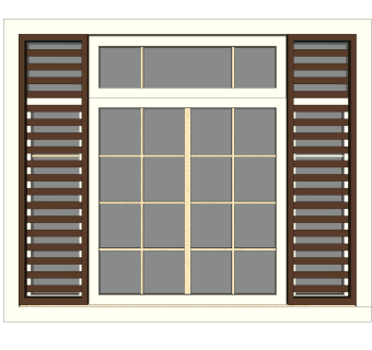 欧式窗草图大师模型,欧式窗SU模型下载