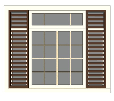 欧式窗草图大师模型,欧式窗SU模型下载