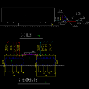广州某建筑RC系列模块化水冷机组制冷机房CAD平面布置图，制冷机房CAD图纸下载