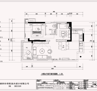 祥细客厅卧室家装户型图三居CAD，免费下载