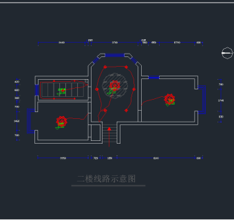 地中海风格CAD施工图，样板房CAD图纸下载
