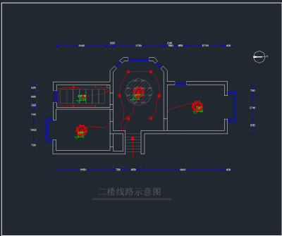 地中海风格CAD施工图，样板房CAD图纸下载