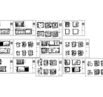 蘇州水巷鄰裏C1、C2型单位样板房CAD施工图套图，样板房CAD建筑图纸下载