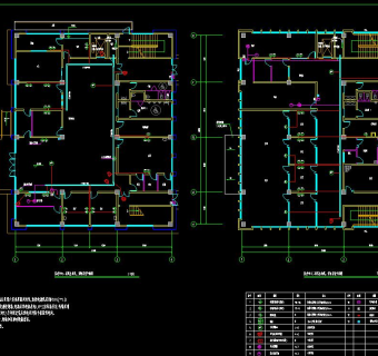 养老院福利院弱电智能化施工图CAD图纸