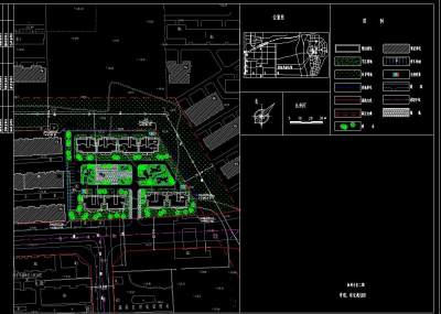 纺建路小区规划图施工图CAD图纸