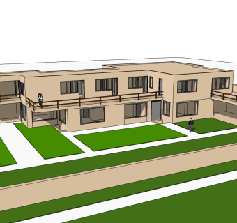路德维希·密斯·凡·德·罗 朗格住宅草图大师模型下载