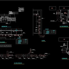 酒店给排水工程虹吸雨水系统图纸CAD图纸