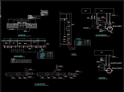 酒店给排水工程虹吸雨水系统图纸CAD图纸