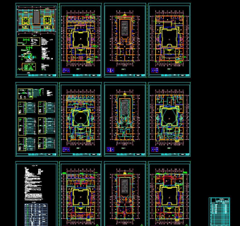 电气图（包括完整配电系统电气说明等）CAD图纸