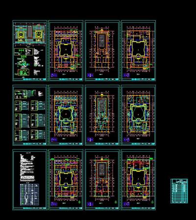 电气图（包括完整配电系统电气说明等）CAD图纸