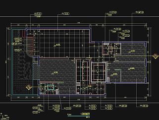 中式家装施工图效果图CAD图纸，家装CAD设计图纸下载