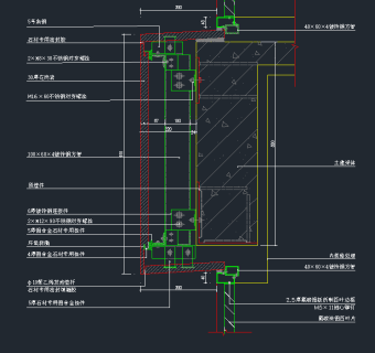 原创标准常用干挂石材CAD节点图，干挂石材CAD建筑图纸下载