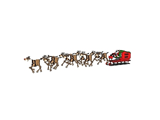 欧式圣诞老人<em>雪橇车</em>玩具su模型，橇车草图大师模型下载