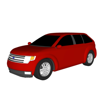 现代汽车免费su模型，现代汽车sketchup模型，汽车草图大师素材下载