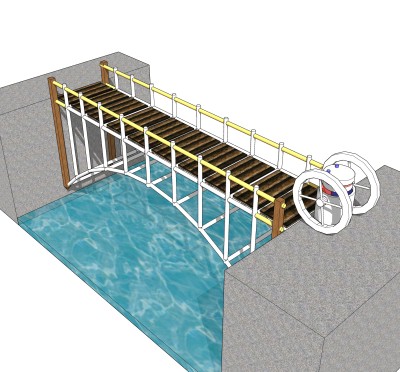 现代桥梁草图大师模型下载，sketchup桥梁su模型分享