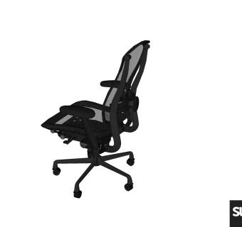 现代办公椅子草图大师模型，现代办公椅子 SU模型下载