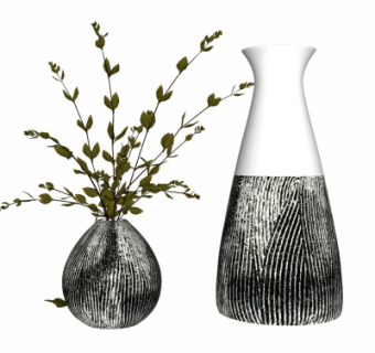 绝美中式插花草图大师模型集下载