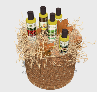  现代花瓶摆件草图大师模型，花瓶摆件SU模型下载