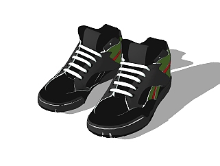 现代<em>球鞋</em>草图大师模型，<em>球鞋</em>sketchup模型下载