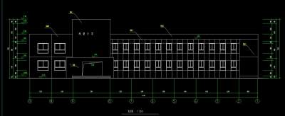 某小学教学楼全套施工图，小学教学楼cad设计图纸下载