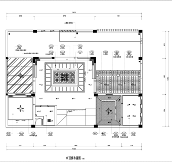 联排别墅家装设计CAD施工图，别墅室内家居CAD施工图纸下载