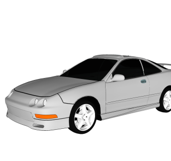 现代汽车免费su模型，现代汽车sketchup模型，汽车草图大师素材下载