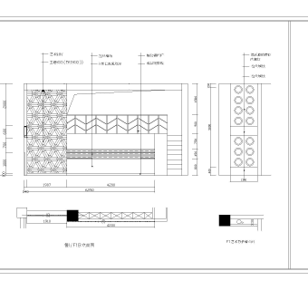  二层西餐烧烤吧装修图CAD图纸下载