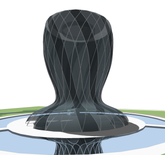 现代办公楼草图大师模型，办公楼sketchup模型免费下载