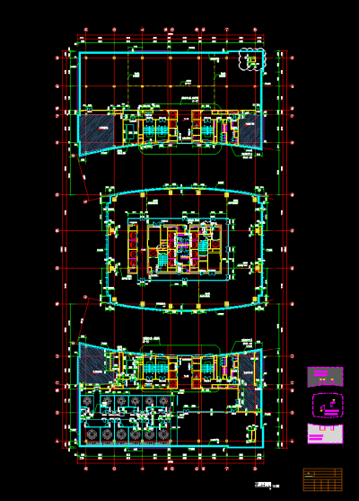  三十七层超高商业综合体建筑施工图，商业综合体CAD施工图纸下载