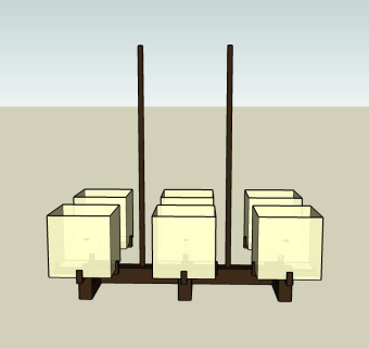 新中式吊灯sketchup模型，吊灯草图大师模型下载