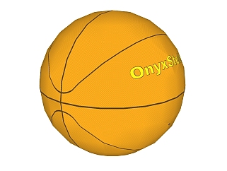 篮球草图大师模型，篮球SU模型下载