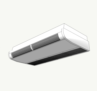 现代挂式空调草图大师模型，挂式空调sketchup模型下载