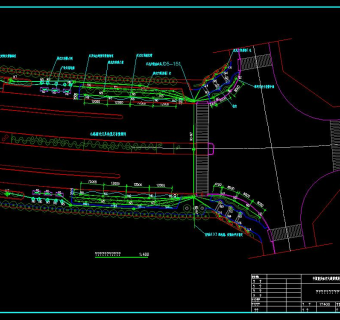 道路绿化施工图，道路绿化CAD设计方案