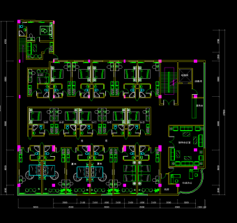 茶园宾馆施工图，宾馆CAD建筑施工图纸下载