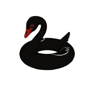 现代黑天鹅装饰草图大师模型，sketchup模型免费下载