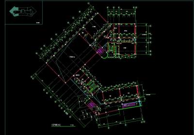 某职业技术学院建筑施工图纸，学院cad设计图纸下载