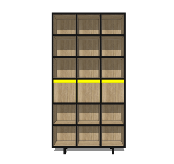 现代酒柜草图大师模型，酒柜sketchup模型下载